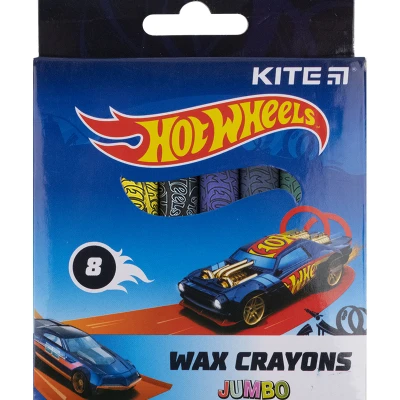 Крейда воскова, 8 кол. Jumbo Hot Wheels HW21-076 Kite