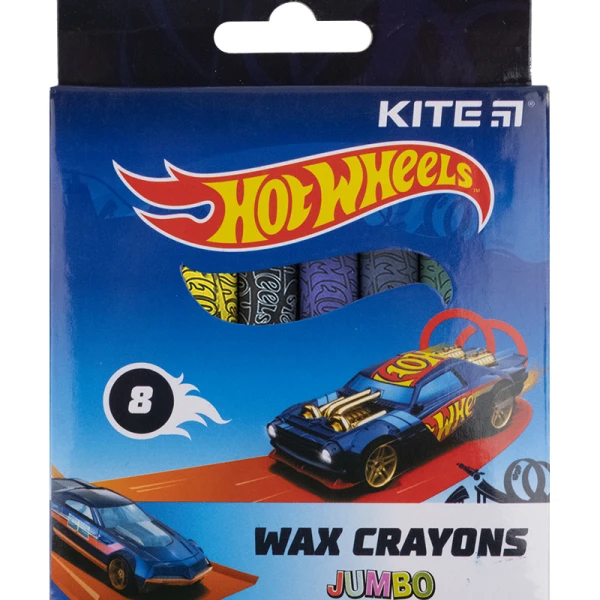 Крейда воскова, 8 кол. Jumbo Hot Wheels HW21-076 Kite