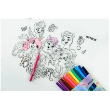 Підкладка розмальовка силіконова 30х40см, My Little Pony LP22-424 Kite