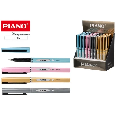 Ручка масляна Piano, синя, PS-307