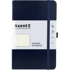 Книга записна Partner, 125*195, 96арк, кліт, синій 8201-02-А