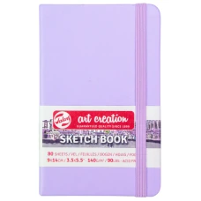 Блокнот для графіки Talens Art Creation 140г/м2, 9*14см, 80л., Pastel Violet, Royal Talens