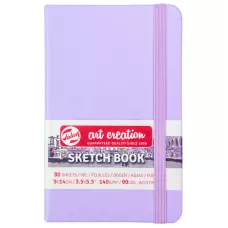 Блокнот для графіки Talens Art Creation 140г/м2, 9*14см, 80л., Pastel Violet, Royal Talens