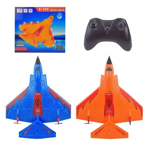 Іграшка літак на р/к арт. X320, акум., 2 кольори, у коробці 40,5*36,5*8 см
