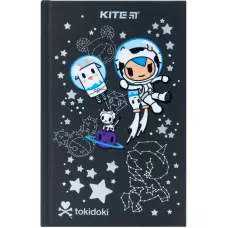 Книга записна А6, 80арк. кліт. тверда обкл. tokidoki TK22-199-1 Kite