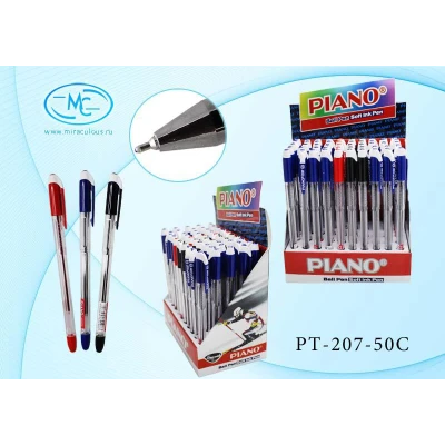 Ручка кулькова Piano, синя, РТ-207