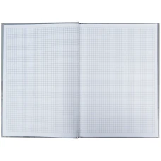 Книга записна А4, 96арк., кліт, тверда обкл., Freedom, сіра 8422-550-A