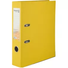 Папка-реєстратор одностор. PP 7,5 cм, зібр, жовта D1714-08C