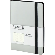 Книга записна Partner Soft, 125*195, 96арк, крап, срібляста 8312-34-A