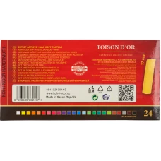 Крейда-пастель TOISON D'OR, 1/2, 24 кол. 8544 Koh-i-noor
