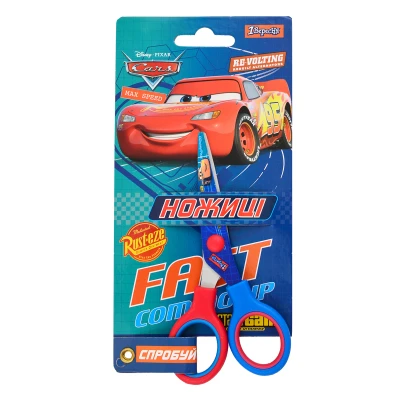Ножиці, 13см, з принтом на лезі, Cars 480382, 1Вересня