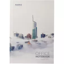 Книга записна А4, 192арк., кліт., тверда обкл., 8423-23-A