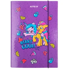 Папка для зошитів В5 на гумці картон, My Little Pony LP23-210 Kite