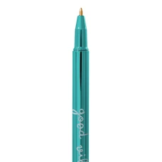 Ручка кулькова YES "Happy pen", бірюзовий, 1шт/уп, 411939