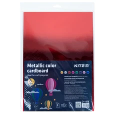 Картон кольоровий металізований (8арк/8кол), А4 K22-420 Kite