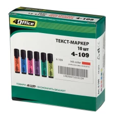 Текстмаркер, 1-4,5мм, зелений 4-109 4Office