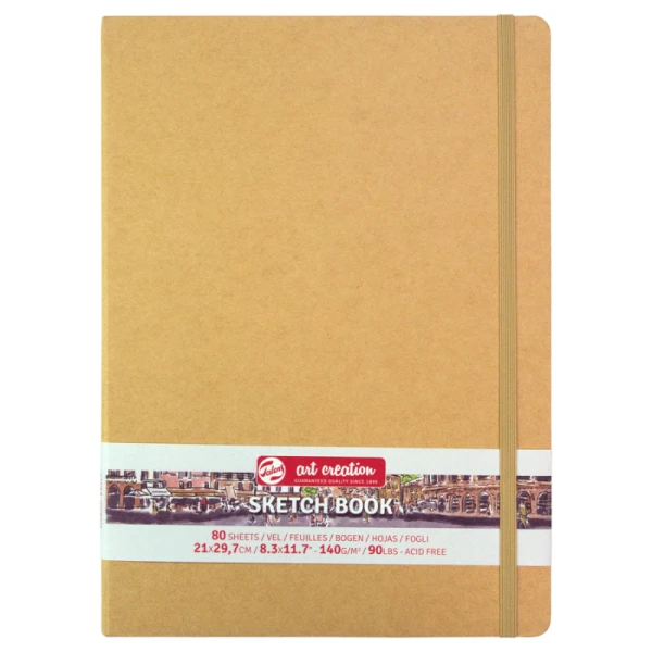 Блокнот для графіки Talens Art Creation 140г/м2, 21*29,7см, 80л., Kraft, Royal Talens