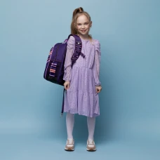 Рюкзак шкільний напівкаркасний YES S-40 "Pretty girl" 38*30*17см., 558903