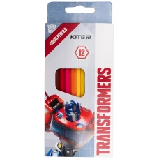 Олівці кольорові, 12 шт. Transformers TF21-051 Kite