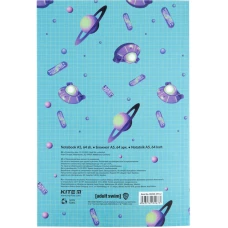Блокнот термобіндер А5 64арк. нелінований Rick and Morty RM23-193-2 Kite