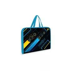 Папка-портфель YES FC на блискавці з тканинними ручками Ultrex А4, 491984
