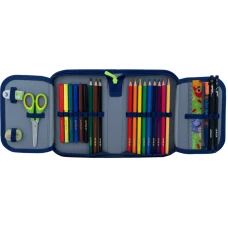 Пенал Kite 1 від., 2 відв., з наповненням K22-622H-8 Cyber