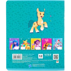 Зошит 12 арк., лінія, софт тач + УФ лак, My Little Pony LP22-234 Kite