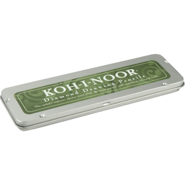 Набір цангових олівців Diamond Pencils, мет.пенал, 6 шт., 5217 Koh-i-noor
