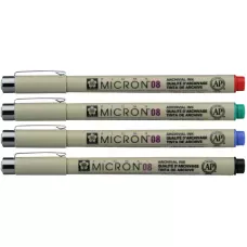 Лiнер PIGMA Micron (0.8), 0,5мм, Чорний, Sakura