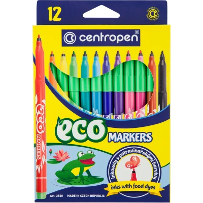 Фломастери 2560 Еко, набір 12 шт., Centropen