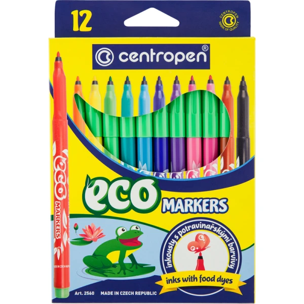 Фломастери 2560 Еко, набір 12 шт., Centropen