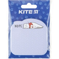 Блок паперу з клейким шаром, 70х70мм, 50арк, Nope cat K22-298-1 Kite