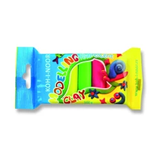 Пластилін Fluorescent, поліет.уп., 100г., 5кол.неон, Koh-i-noor