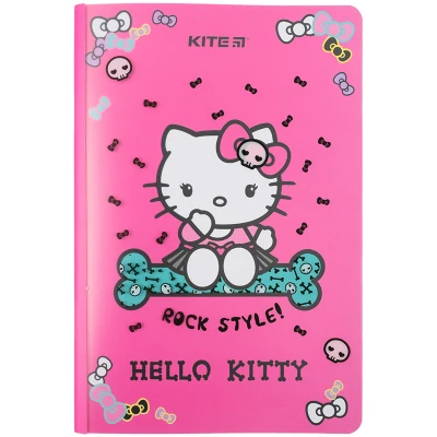 Блокнот пласт. обкл. двійна, А5+, 40 арк, кліт., Hello Kitty HK23-460 Kite