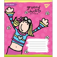 Зошит А5/12 арк кліт YES Groovy Chick 764492