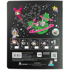 Зошит 18 арк., лінія, УФ лак + глітер, tokidoki TK23-237 Kite