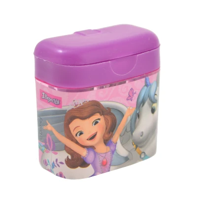 Точилка подвійна кольорова з контейнером Sofia the first, 620412, 1Вересня