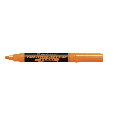 Маркер Fax 8542 FLEXI 1-4,6 мм клиноп оранжевий, Centropen