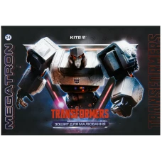 Зошит для малювання, 24 арк., скоба, софт тач + УФ лак, Transformers TF22-242 Kite