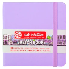 Блокнот для графіки Talens Art Creation 140г/м2, 12*12см, 80л., Pastel Violet, Royal Talens