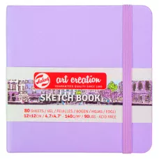 Блокнот для графіки Talens Art Creation 140г/м2, 12*12см, 80л., Pastel Violet, Royal Talens
