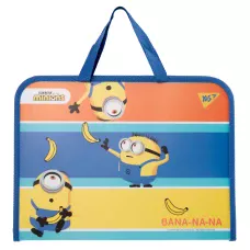 Папка-портфель YES FC на блискавці з тканинними ручками Minions А4, 492172