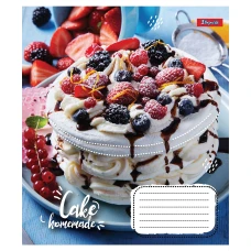 Зошит А5/96 арк лінія 1В Homemade cake, 766124