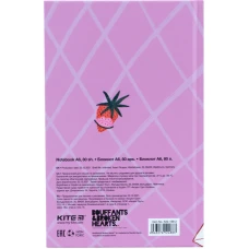 Книга записна А6, 80арк. кліт. тверда обкл. BBH K22-199-2 Kite